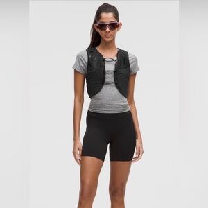Lululemon Black Fast & Free High Rise Running Shorts Size 8